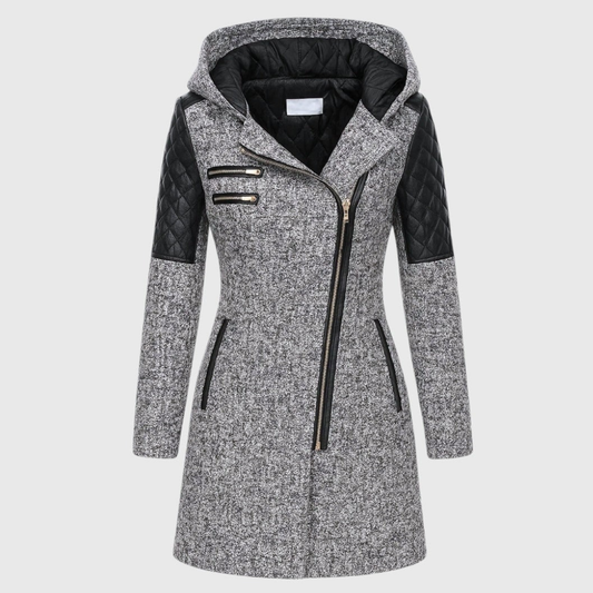 DANICA – QUILTED ZIP COAT